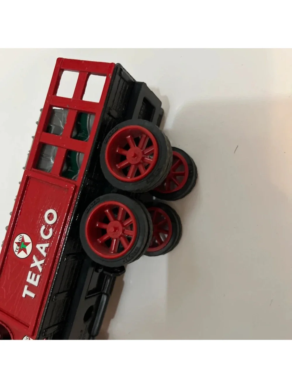 Vintage Cast Metal Texaco Stake Truck coin Bank